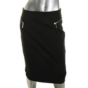 MICHAEL Michael Kors Womens Pencil Skirt Fitted